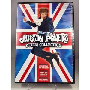 Austin Powers 3-Film Collection DVD Box Set Sealed Comedy Trilogy